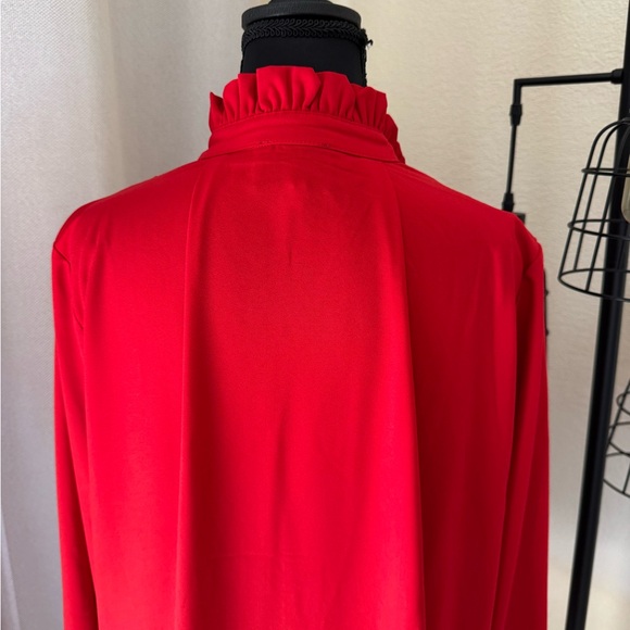 Tuckernuck Red Crepe Tate Dress Women’s Size Medium - Picture 10 of 11